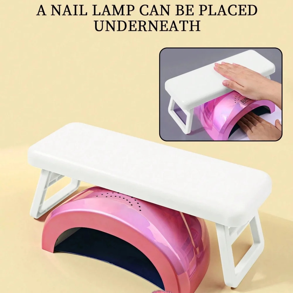 Nail Art Hand Pillow, Foldable Plastic Hand Pillow, Dedicated Hand Pillow, Minimalist Style Tool Holder, Portable And Foldable