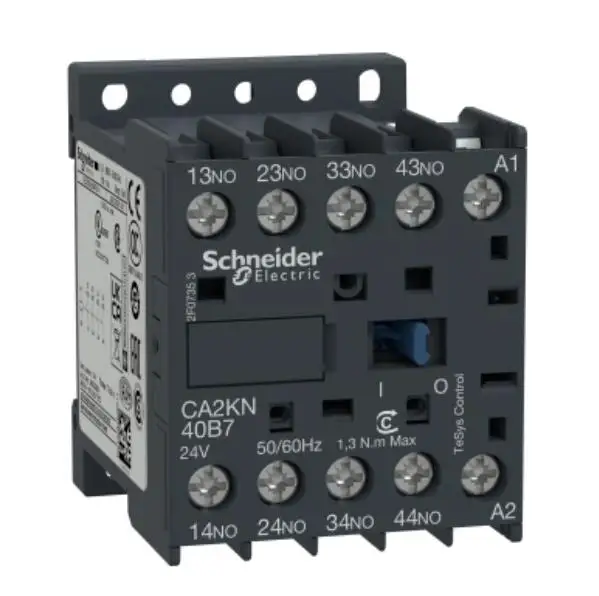 The elevator CA2KN40P7 TeSys K control relay - 4 NO - = 690 V - 230 V AC coil