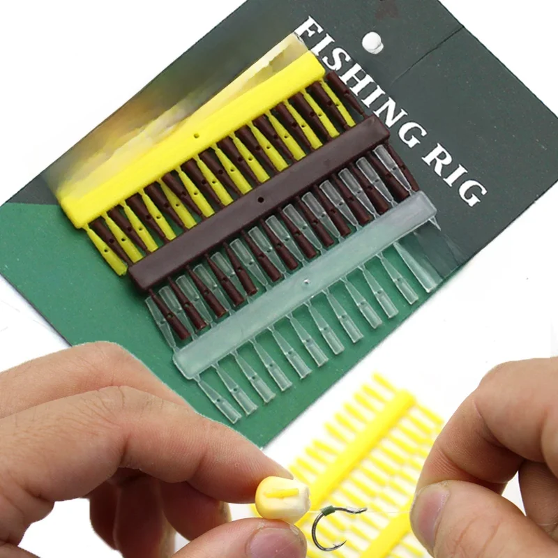 5 pièces accessoires pour carpe Fshing arrêts rapides appât plate-forme de cheveux Match commerciale boîtes de matériel de pêche grossière pour matériel de pêche à la carpe