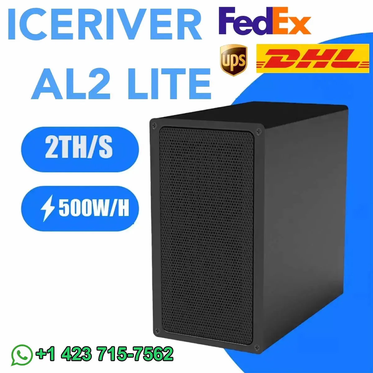 JM Unique Sales Promo Buy 2 Get 1 Free ICERIVER ALPH AL2 LITE 2TH/S 500w ALPH Asic Miner Brand New