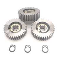 36T 38x11mm Electric Bike Vehicle Hubs Steel Gear with 8mm Bearing for E-bike 36 Teeth Electric Scooter Metal Planetary Gears
