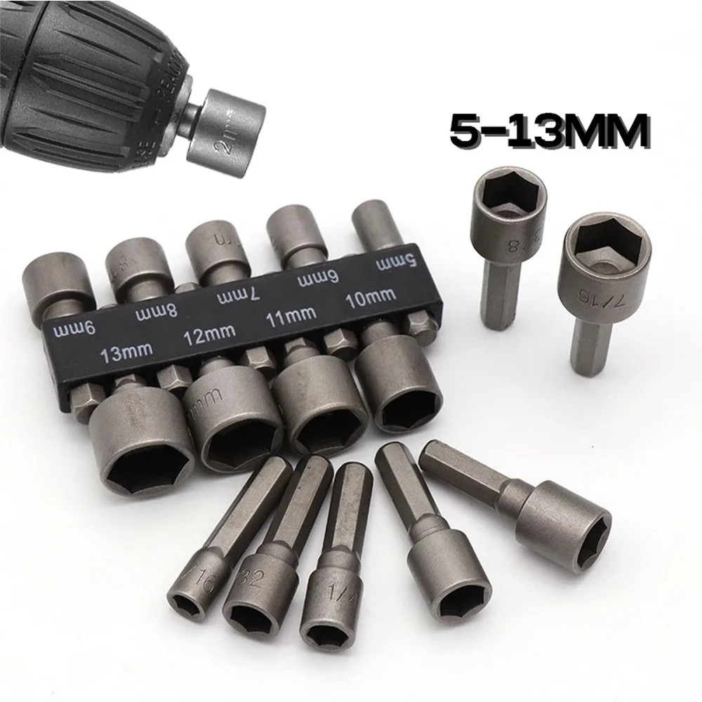 5-13mm Socket Bits Kit-Multifunctional Professional for Hand Tools