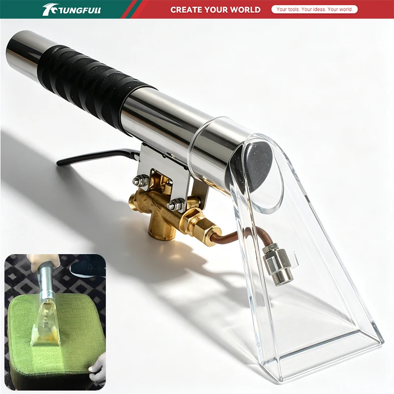 TUNGFULL Carpet Extractor Upholstery Cleaning Machine Head Wet Steam Cleaner Auto Furniture Cleaning Hand Tool