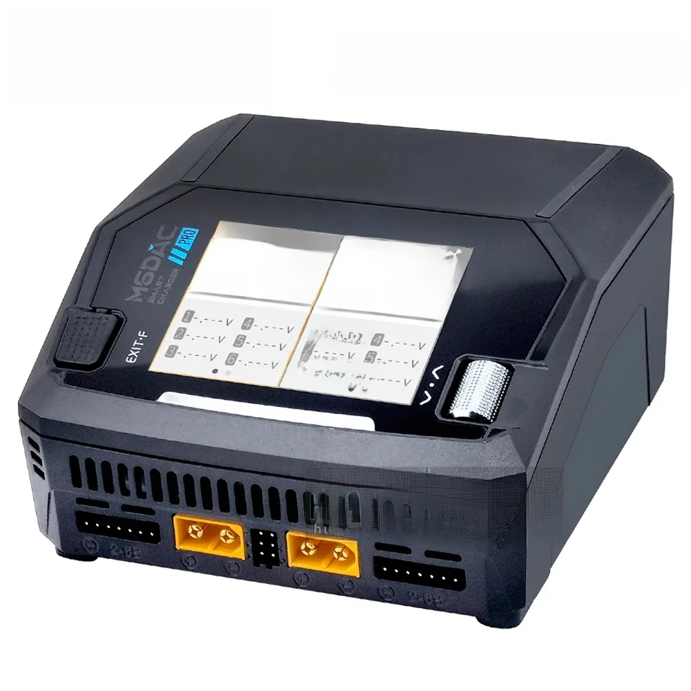 ToolkitRC M6DAC PRO V2 Intelligente oplader Dual Channel AC 200W DC 800W 16A Lithiumbatterij 1S 2S 3S 4S 5S 6S LiHV Lipo PD65W - afbeelding 2