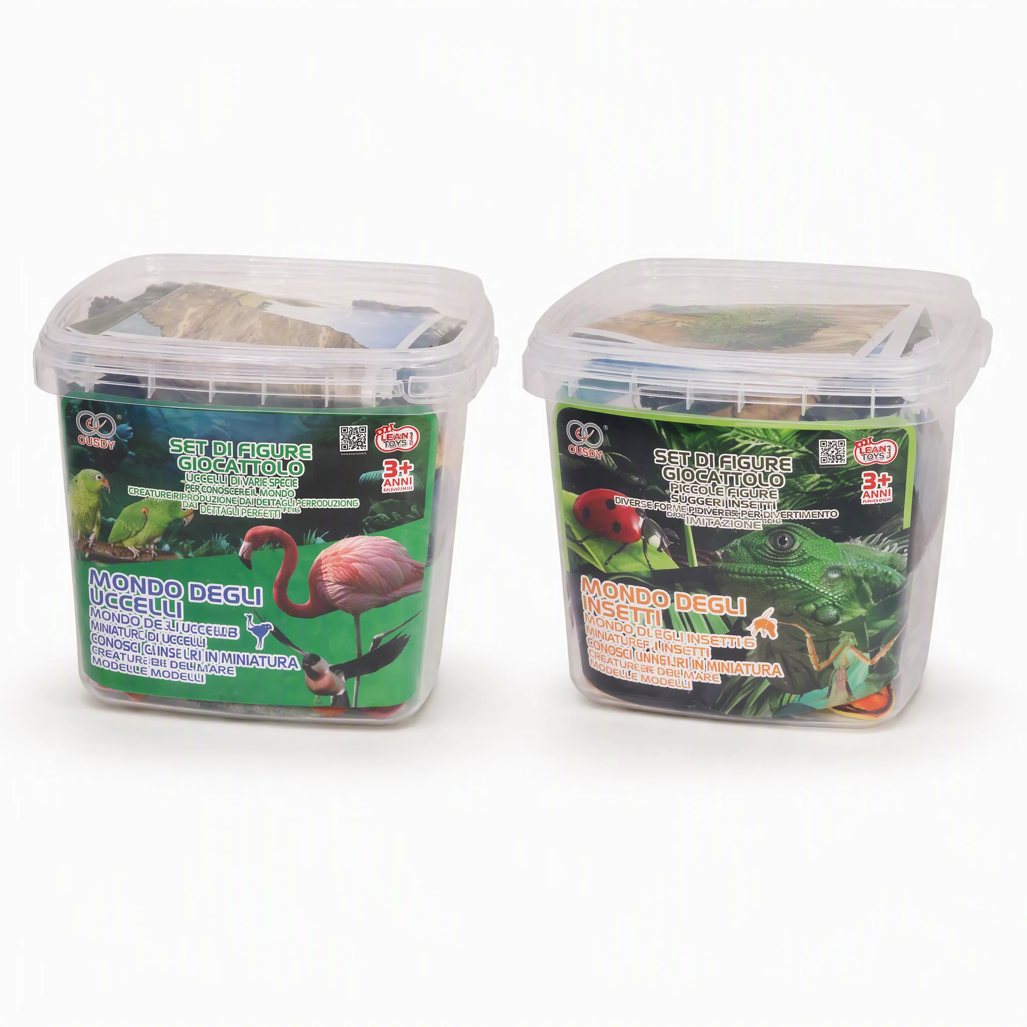 Set miniatuurvogels en -insecten | Spaarpakket of individuele aankoop | Realistische dierenfiguren Educatief speelgoed Let op: de set weerspiegelt de lagere prijs.