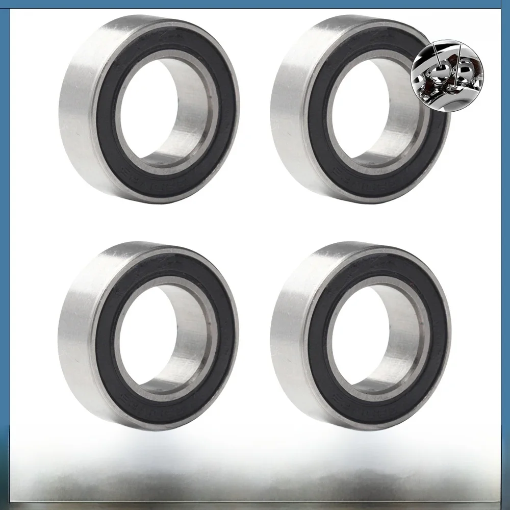AliExpress FUSHI 4Pcs 3801-2RS MAX Bearing 12*21*7 mm Double Row Full Balls Bicycle Suspension Pivot Repair Parts 3802 2RS Ball Bearings