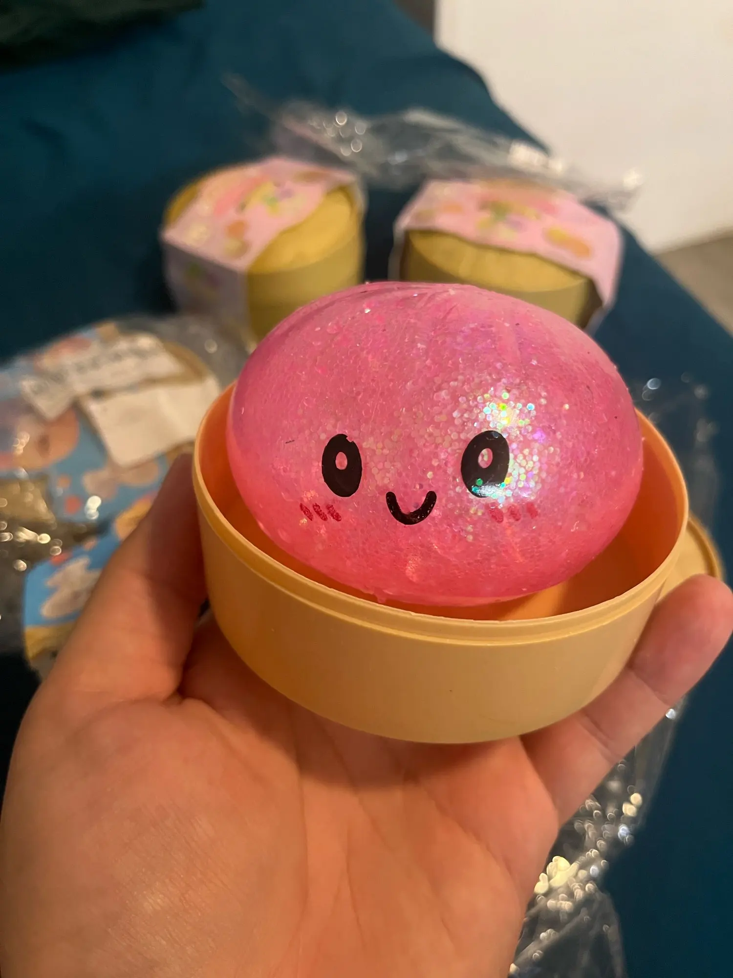 Dumpling Pressure Dumpling Squishies Cute Colorful Bun Toy Slow Rising Stress Relief Fidget Toy for Kids Adults Anti-Anxiety Gif photo review