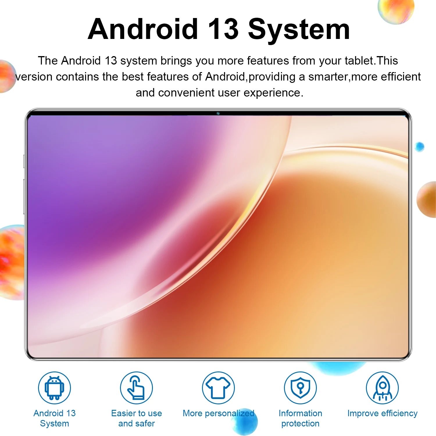 2026 Tablet Android 20000mAh 10.36 inch Global Version 16GB+1TB New Network 14 Core Android 13.0 Wifi Tablet