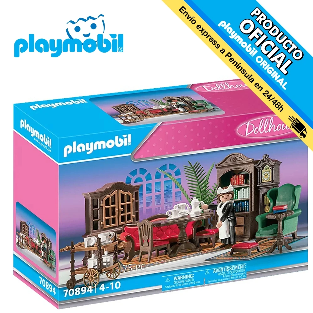 Playmobil living room, 70894, original, clicks, gift, child, girl, toy, boxed, new, official, woman, man, shop