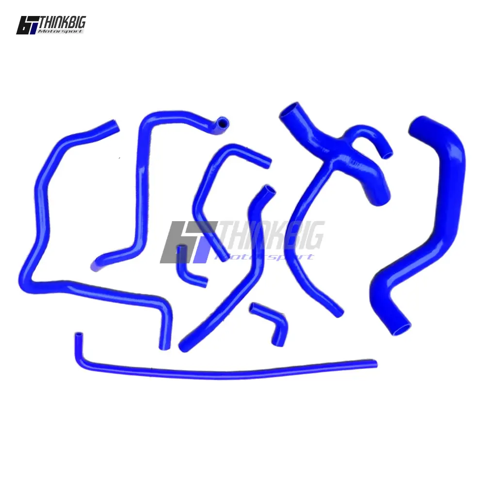 Silicone Radiator Coolant Hose Kit, Fits Ford Escape / Mazda Tribute 2.0L 4 CYL 2001-2004 (9Pieces)