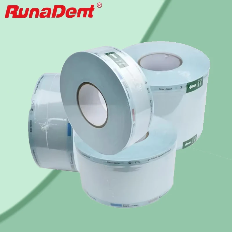 

Пакеты для стоматологической стерилизации, самозапечатывающиеся, 200 м/рулон, одноразовые для автоклава, стоматологических лабораторных инструментов