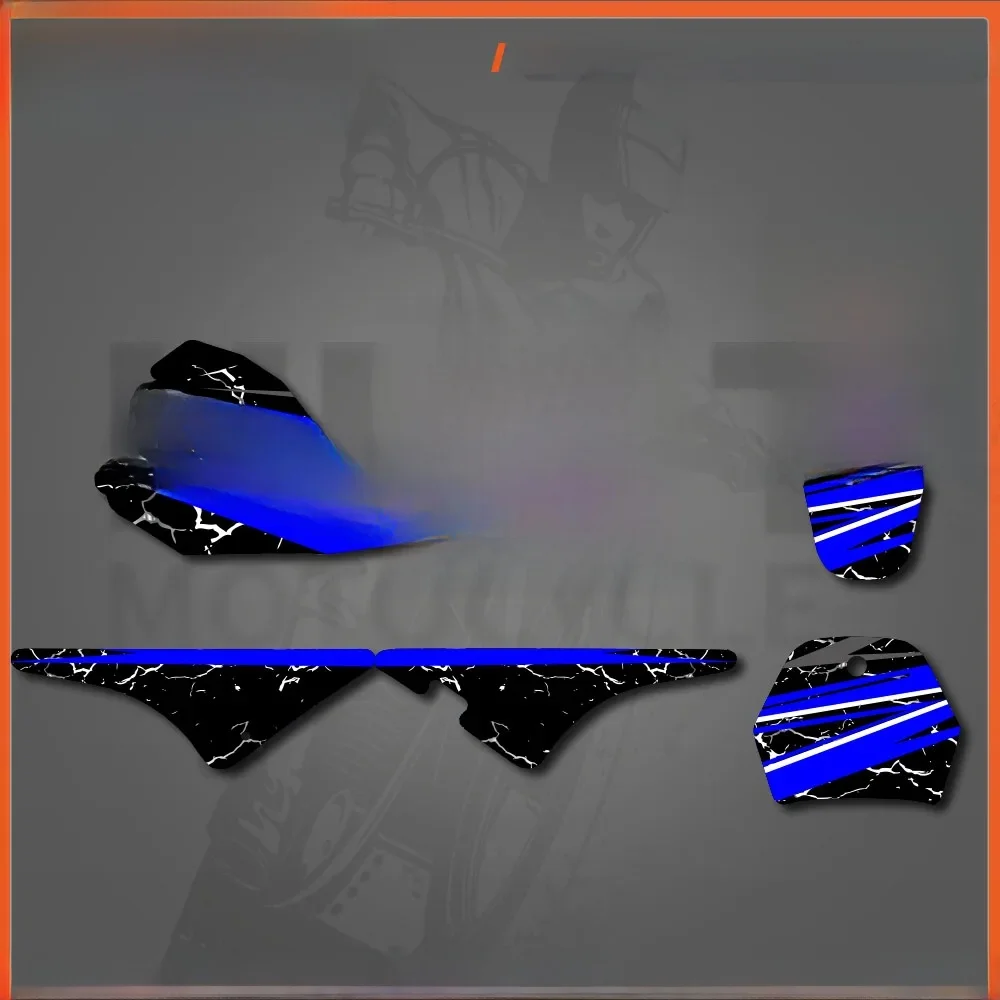 AliExpress NONE Motorcycle Graphics Background Decals Sticker HLMT For YAMAHA PW80 PW 80 All Years Dirt Bike Customize Protector Stickers