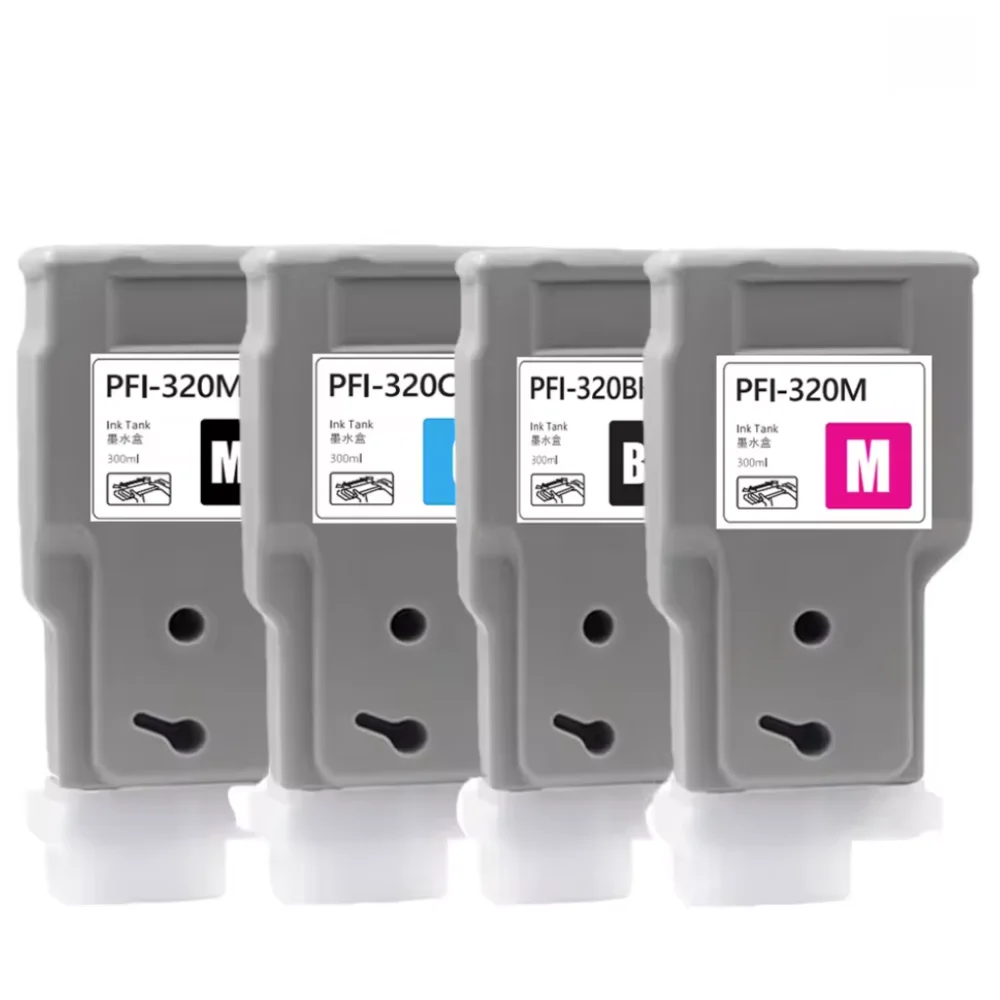 

Hiah Quality 300ml PFI 320 PFI-320 Ink Cartridge Full with Pigment Ink for Canon TM200 TM205 TM300 TM305 200 205 300 305 Printer
