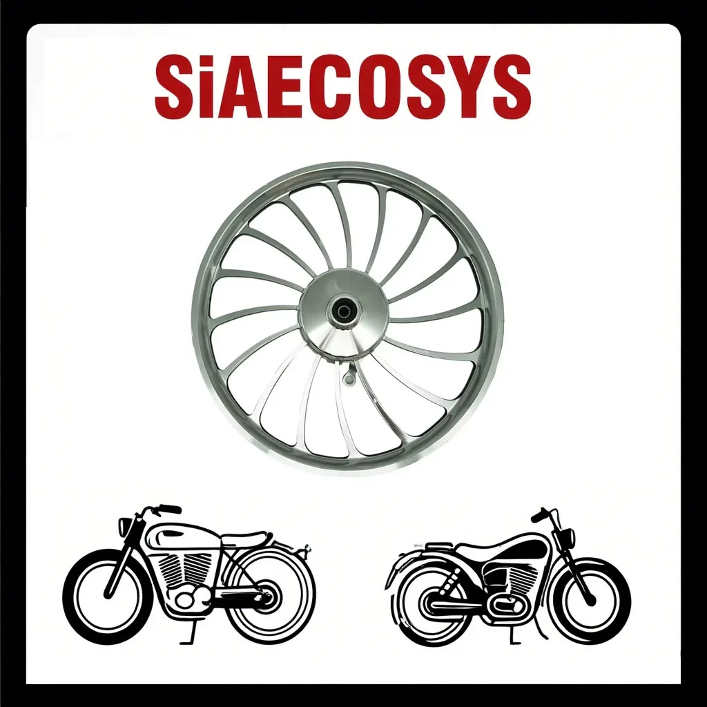 

20x2.125inch Heavy Duty Front Wheel Rim with 90mm Drum Brake Aluminum Alloy for Electric Bicycle