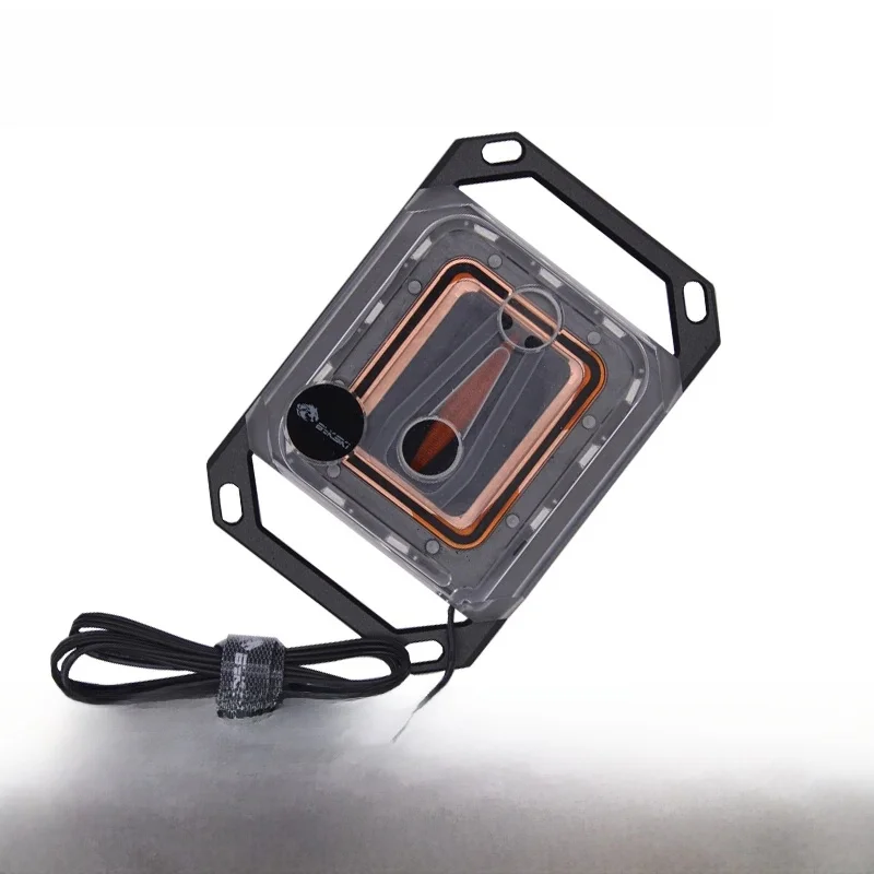 Bykski 0.08mm Radiator Wodny z Mikrokanalami, Akrylowy Blok Wodny CPU do INTEL LGA1700/1800/115X/ AMD Ryzen 9 AM5 AM4 — zdjęcie produktu 7