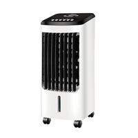 Cold air conditioner with Jocca control and ionizer. Fan with cold wet filter that has 3L tank, 3 speeds, 7h timer, 120 ° oscillation and 80W power. Wheels for easy transport.