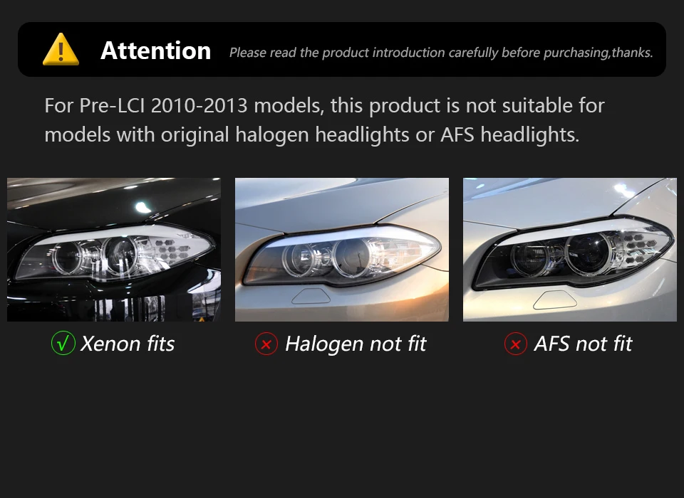 AKD Car Styling Head Lamp for BMW F10 Headlights 2010-2017 520i 525i 530i F18 LED Headlight DRL Projector Lens Auto Accessories