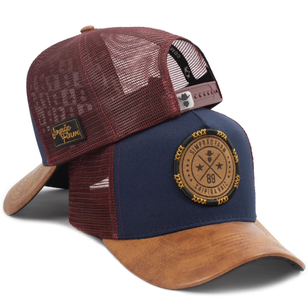 Camipira غطاء بظهر ، شاشة منحنى الجذر ، تنفس ، البلد الزراعي ، الموضة