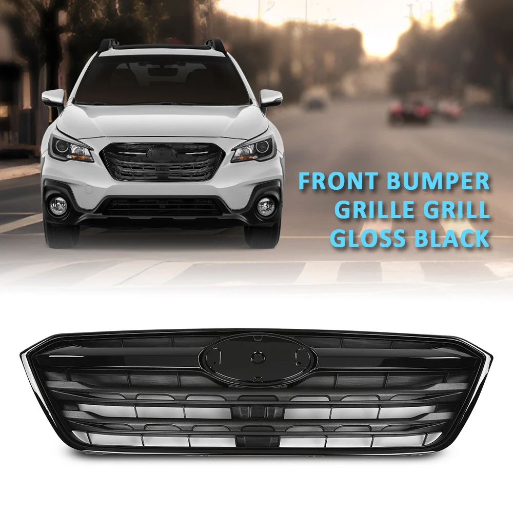 

Решетка переднего бампера, глянцевая черная 91121An08A, подходит для Subaru Outback Su1200189 2020-2022, прочный, водонепроницаемый, снегозащитный