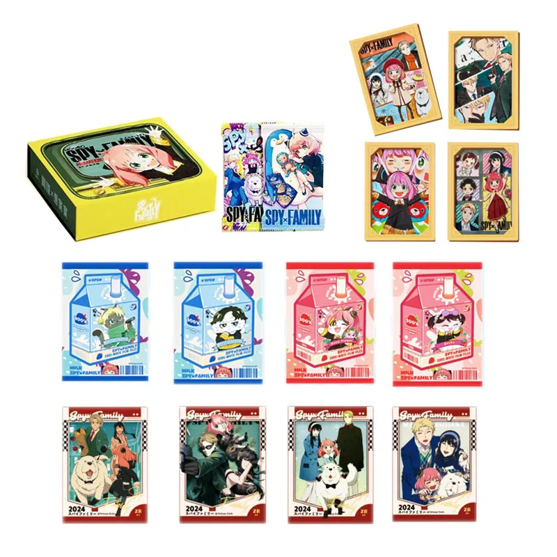 

SPY FAMILY Collection Cards Booster Box WIT STUDIO Cute Ania Rare Anime Playing Game Board Cards