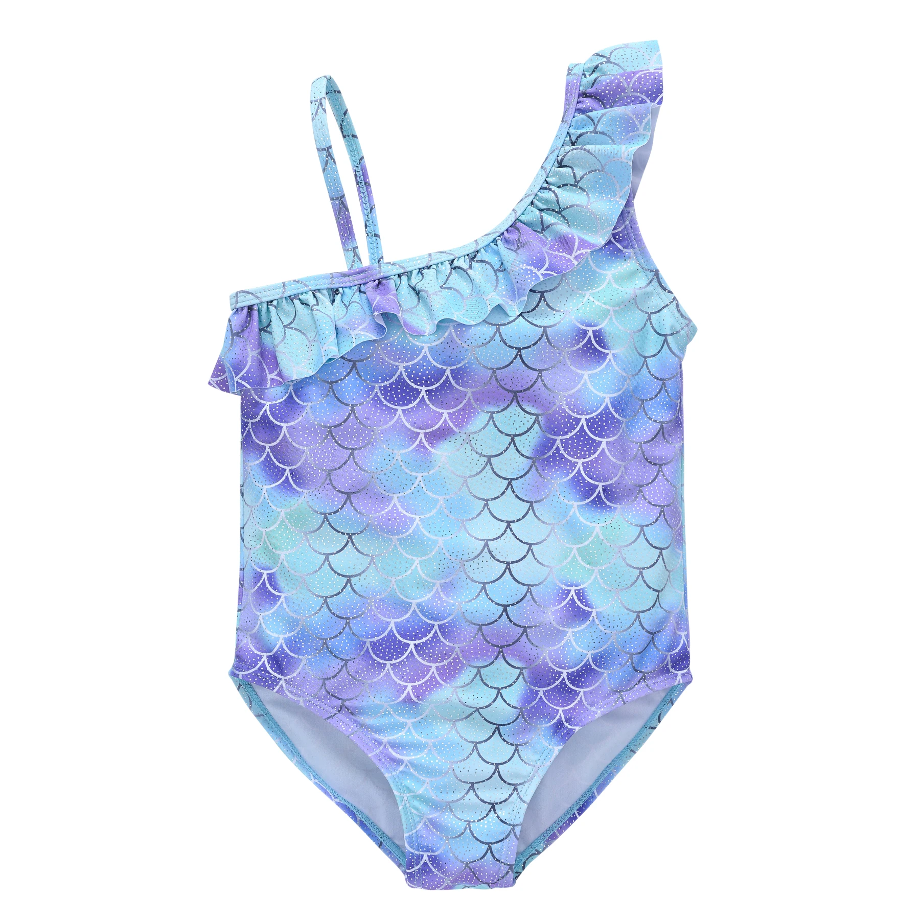 Girls Swimsuit Mermaid Printing Baby Girls One Piece Swimwea Children's Surf Clothes Diving Suits Bikini Young Girls