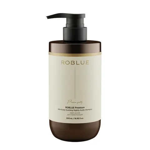 A등급 로블루 더 프리미엄 순한 두피진정 약산성 비건샴푸, 500ml, 1개