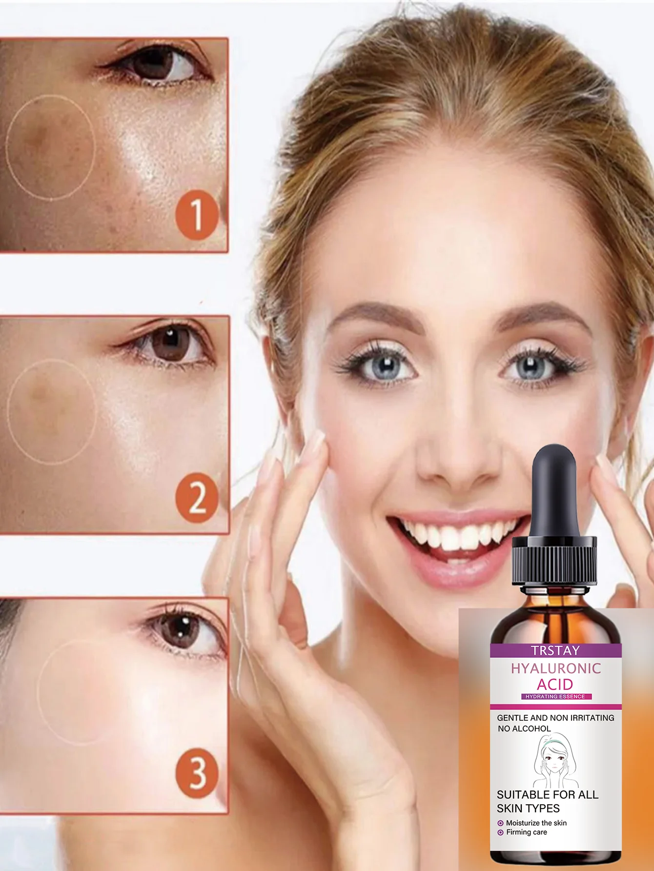 Moisturizing Anti Wrinkle Spot Lightening Essence Deeply Hydrates Nourishes Repairs Revitalizes Skin For Flawless Firm Smooth Co - Image 5