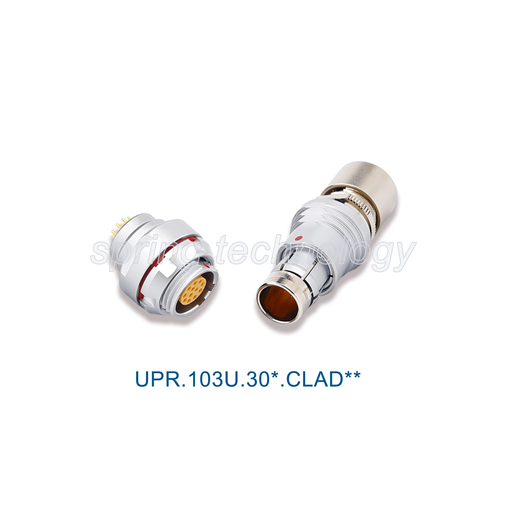 UPR.103U Push-pul Straight Watertight Ultimate Series Plug, UPR.103U.302/303/304/305/306/307/308/310/312/314/316 Connector