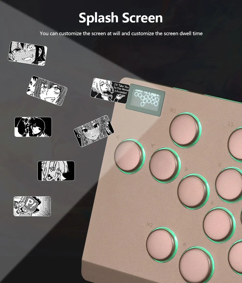 Haute42 Aluminiumlegierung Hitbox Hebellos-Arcade-Stick Kampfspiel Hitbox Controller für PC/PS4/PS5 Joystick Arcade-Controller – Detail 22