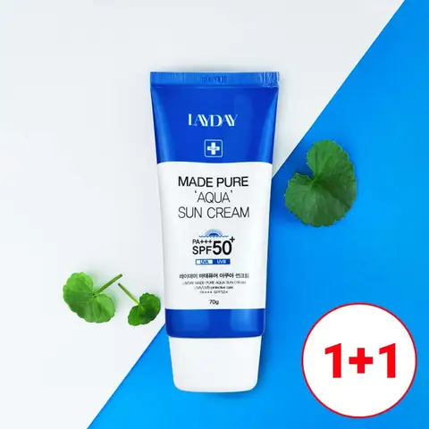 [레이데이] 기미방지 마데퓨어 아쿠아 선크림 1+1