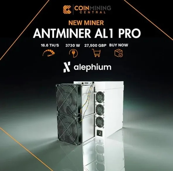 A1 GOOD DEAL NEW Bitmain   Antminer AL1 Pro (16.6Th)