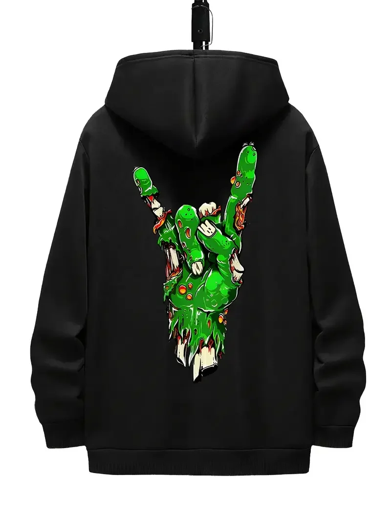 New men's high quality hooded sweatshirts, creative printed men's street sweatshirts, y2k clothing