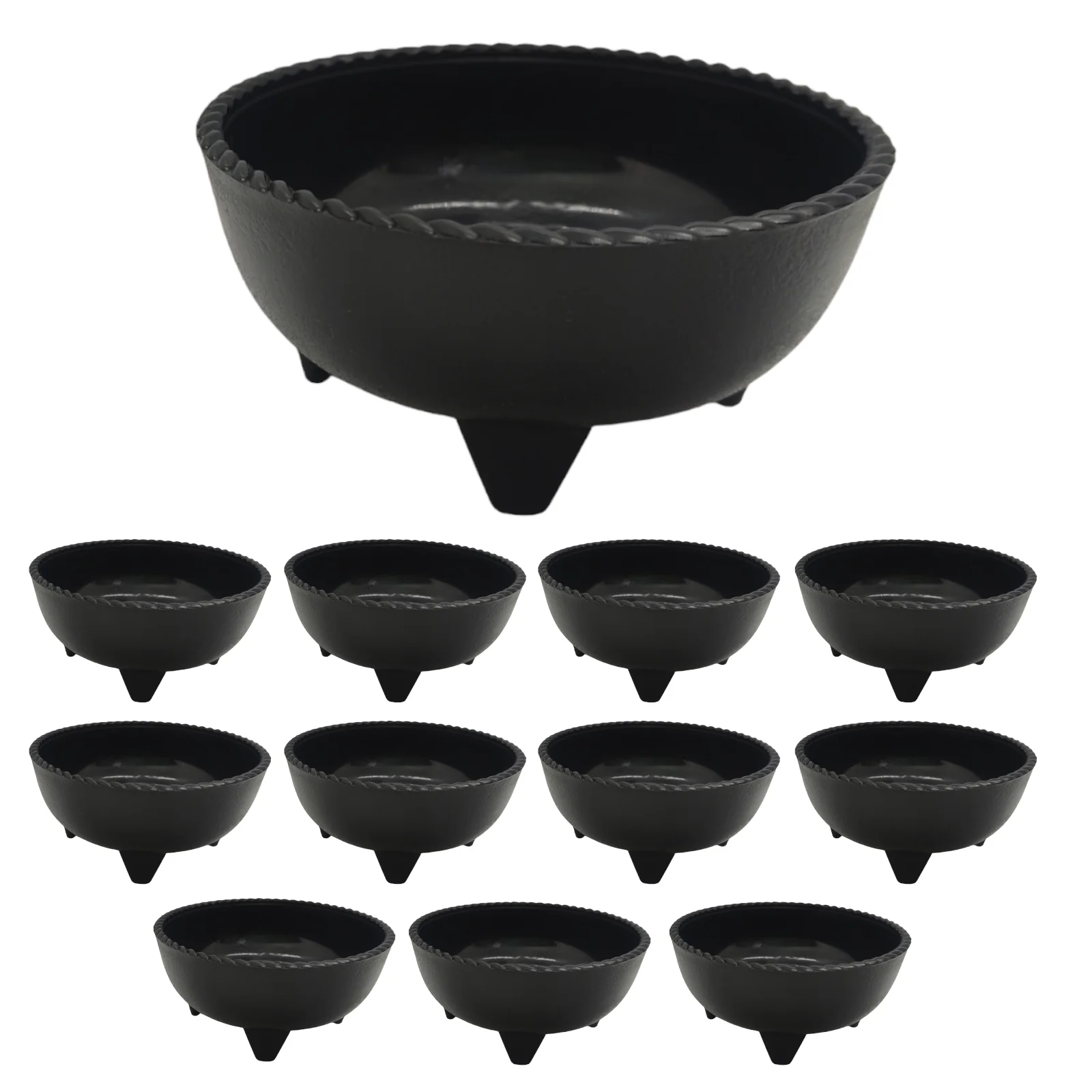 12 Molcajetes Salseros Botaneros Cuencos Plastico 300ml Restaurantes Servir Aperitivos Salsas Guacamole Cuencos Mexicanos Hogar Cocina Paquete 12 Piezas