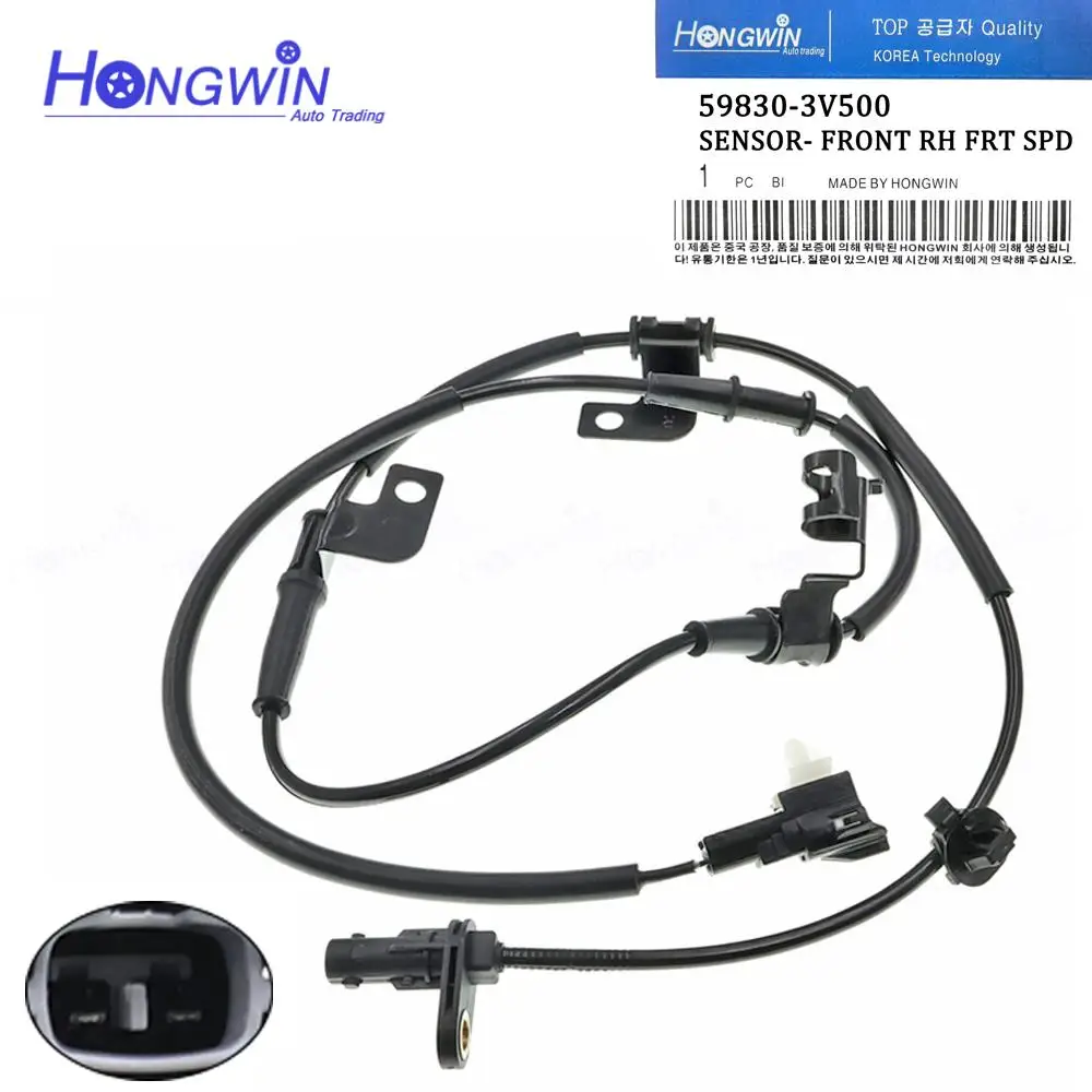 

59830 3V500 Front Right ABS Speed Sensor For 2012-2017 Hyundai Azera 3.3L V6 4-Door 59830-3V500 598303V500