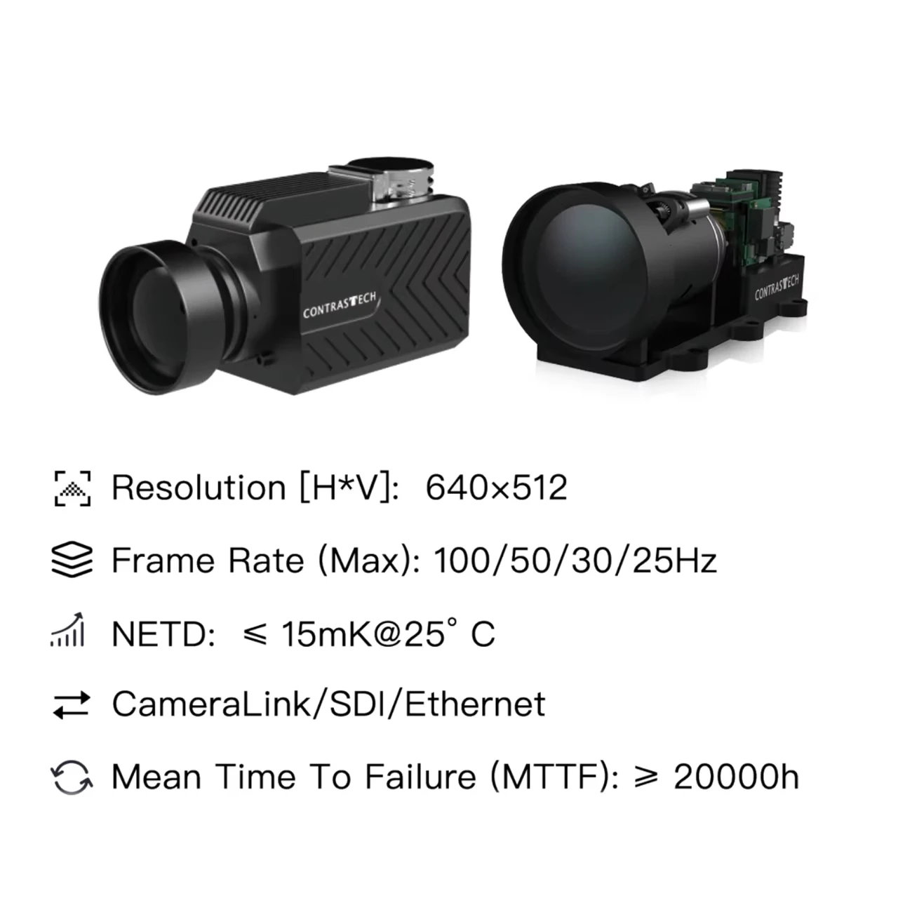 3.2-3.4µm MWIR Gas Detection Thermal Camera Module Ethernet High Sensitivity Real-Time CH4 Methane Leak & Emission Monitoring