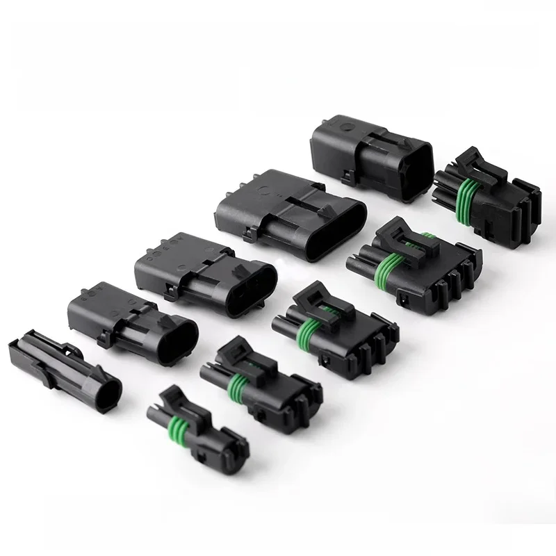 5/20/100 ensembles 1 2 3 4 6Pin Way Delphi 2.5 GM automobile femelle mâle météo Pack prise électrique connecteurs Automobile