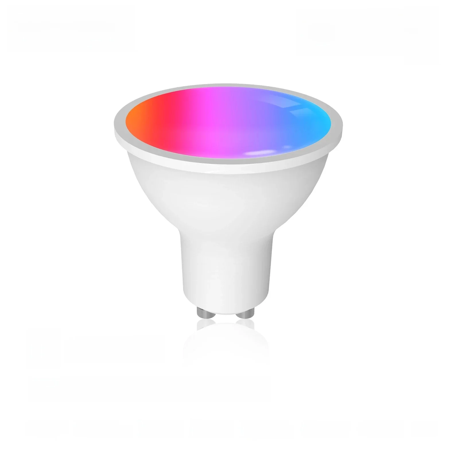 MOES Tuya Matter WiFi GU10 Inteligentna żarówka Ściemnialna dioda LED 16 milionów kolorów RGB C+W Świeca Sterowanie głosowe Alexa Google Home — zdjęcie 2