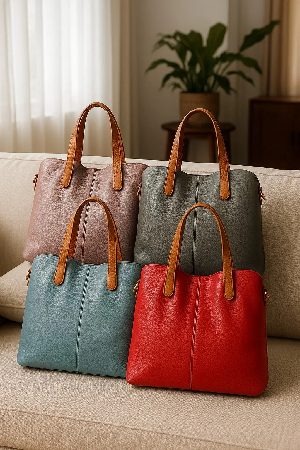 

Women’s Luxury Tote – Spacious, Durable, Dual-Color Design