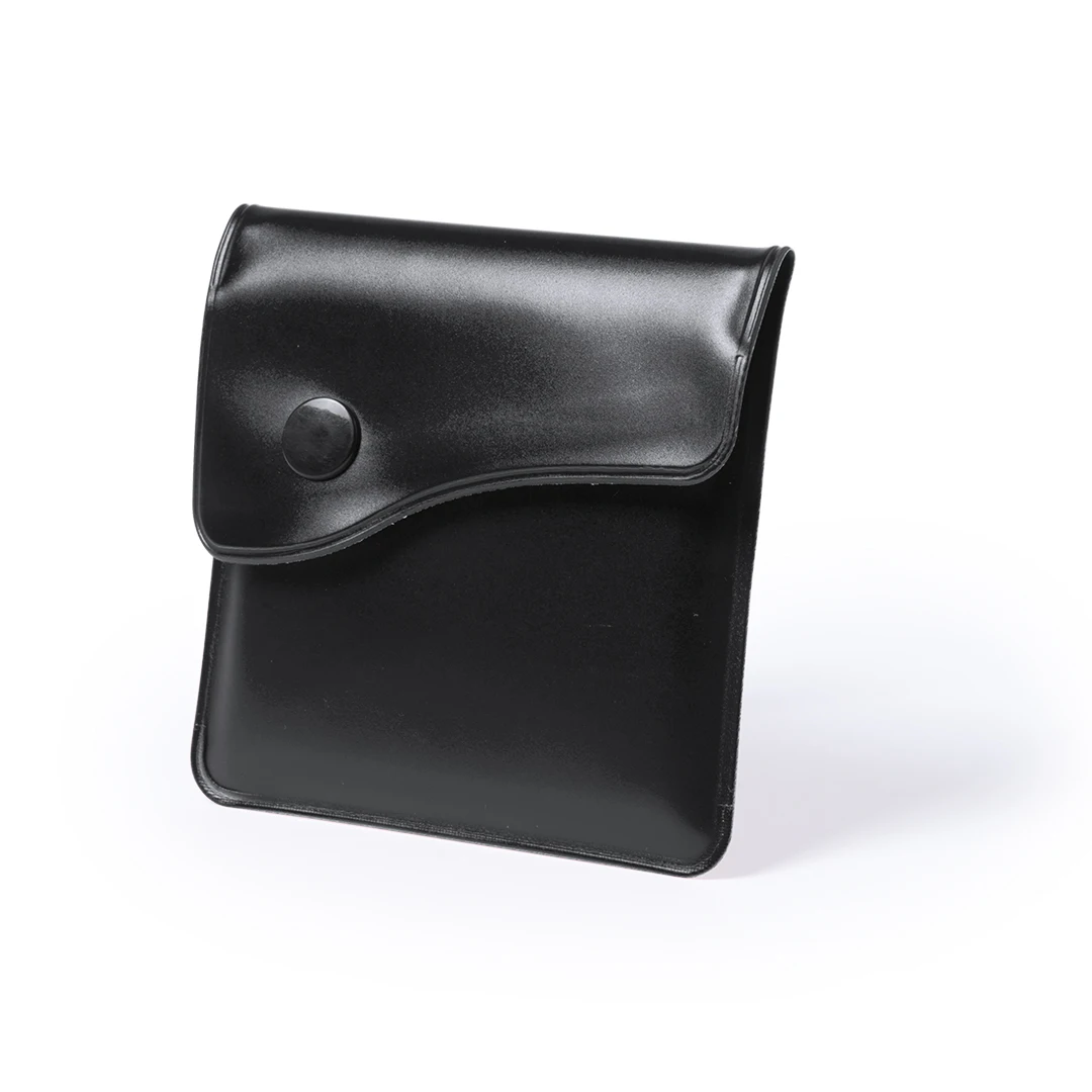 Set van 6 draagbare zakasbakken met knoopsluiting | Mini-asbakken met vlamvertragend aluminium interieur | Draagbare asbak voor strand, auto of buiten