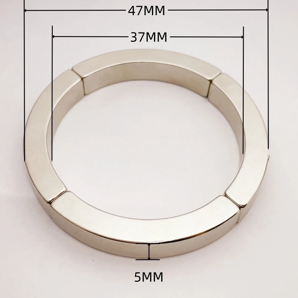 4PCS OR23.5xID18.5x5mm Magnetic Arc Motor Segments Imans for DIY Workshop Home & Workplace Tools Suitable for Arc Parts