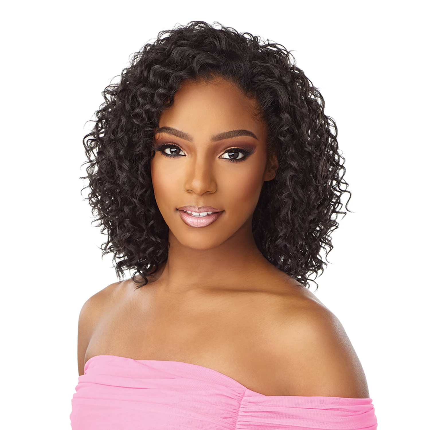 Sensationnel Instant Weave Half Wig Drawstring Cap IWD 14 - Versatile Half Wig, Quick & Easy Styling, Effortless Style