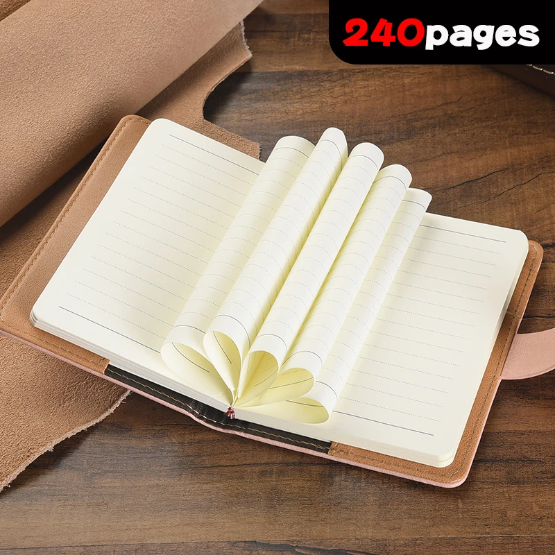 Retro-Passwortbuch A7 (4 * 5,8 Zoll) mit Schloss, kreativer, dicker und langlebiger Notizblock, Schreibwaren-Notizbuchenschutz, geheime Sicherheit – Detail 7