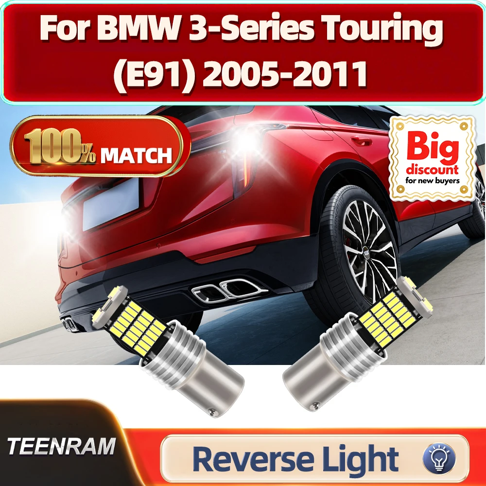 

Лампы заднего хода 1156 BA15S P21W светодиодный 12 в 14 в 6000K для BMW 3-Series Touring (E91) 2005-2007 2008 2009 2010
