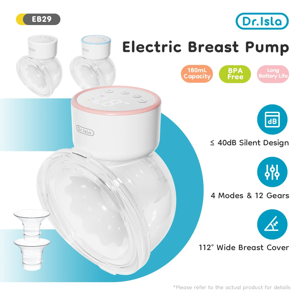 drisla-wearable-breast-pump-180ml-large-capacity-hands-free-electric-portable-breast-pump-bpa-free-with-4-modes-12-levels