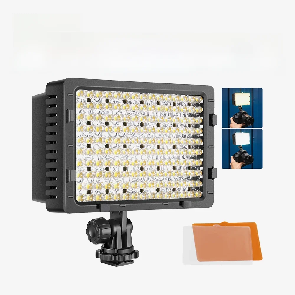Neewer 160 LED CN-160 Ściemnialny panel o bardzo dużej mocy do aparatu cyfrowego / kamery wideo, światło LED do cyfrowych lustrzanek — zdjęcie produktu 7