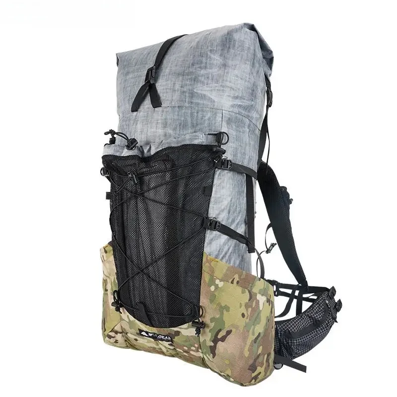 3F UL Gear Ultralight plecak wodoodporny wytrzymały o dużej pojemności lekki plecak na zewnątrz camping i piesze wycieczki 45L + 10L — zdjęcie 2