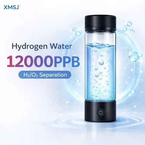 Portable Hydrogen Water Generator Bottle Rechargeable Electric Alkaline Water Ionizer Cup Hydrogen-Rich Health Care Drinkware
