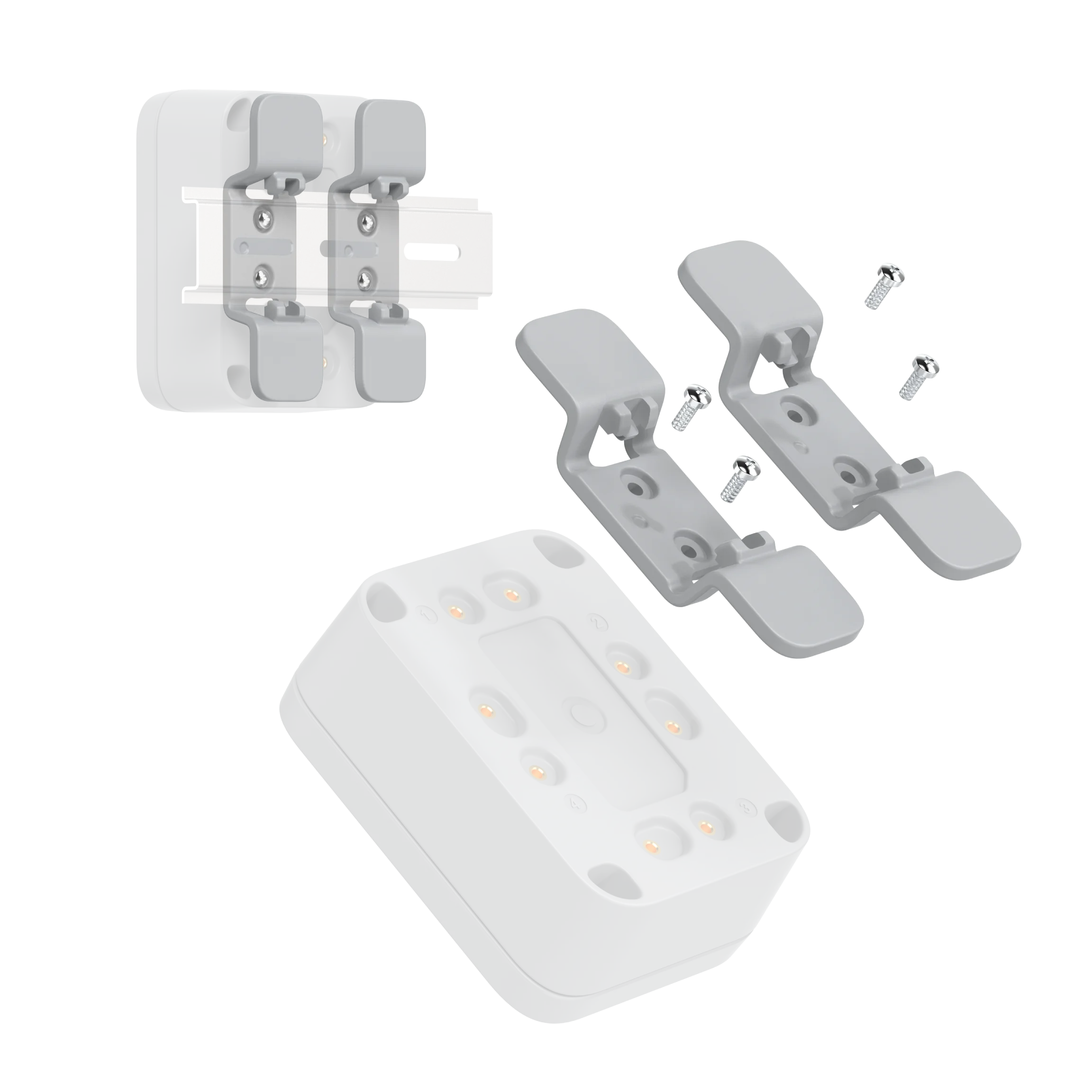 Unify Type F DIN Rail Mount Kit for Secure Equipment Installation