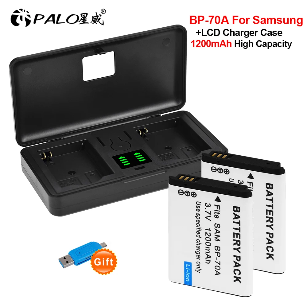 BP-70A EA-BP70A IA-BP70A BP70A IABP70A Battery for Samsung ST95 ST100 ST6500 SL50 SL600 TL205 WB30F WB35F DV150F ES65 ES67 MV800