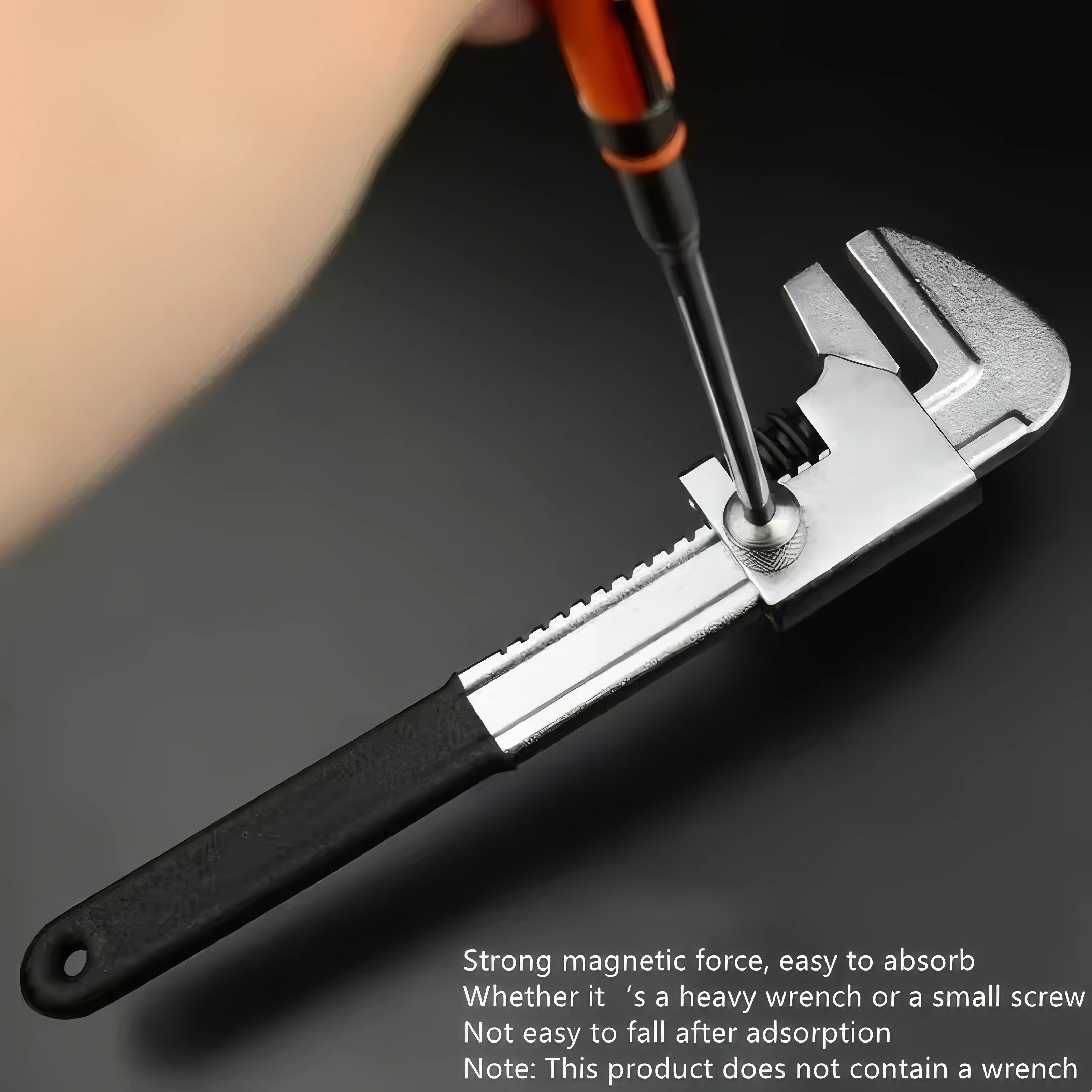 1/2 Piece Magnet Picking Tool Orange, No Power Required, Portable Manual Tool, Suitable for Electronic Components, Screws